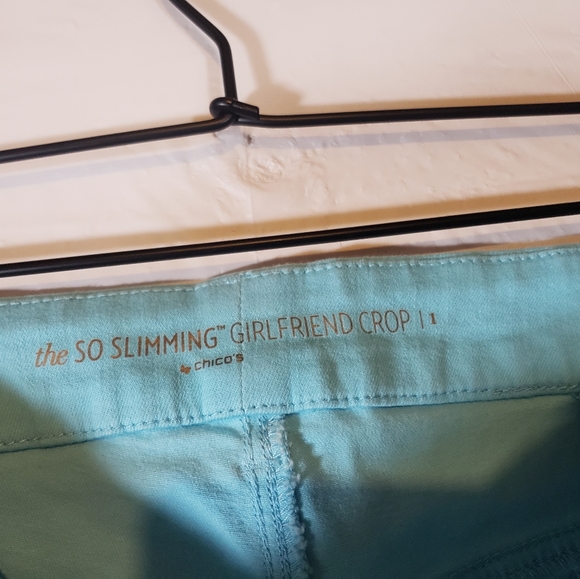 Chicos the so slimming girlfriend crop chicos size 1 = 8 medium - Picture 5 of 7